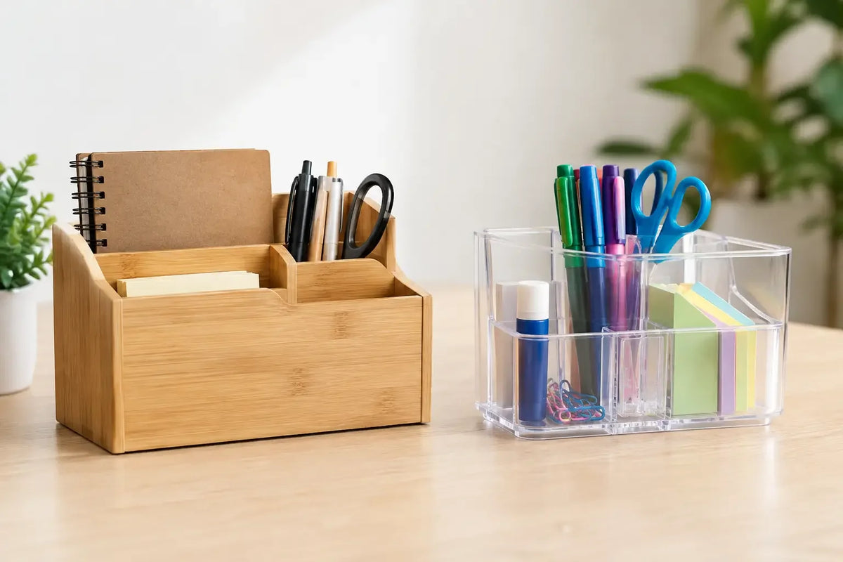 Bamboo Versus Plastic Organisers Compared
