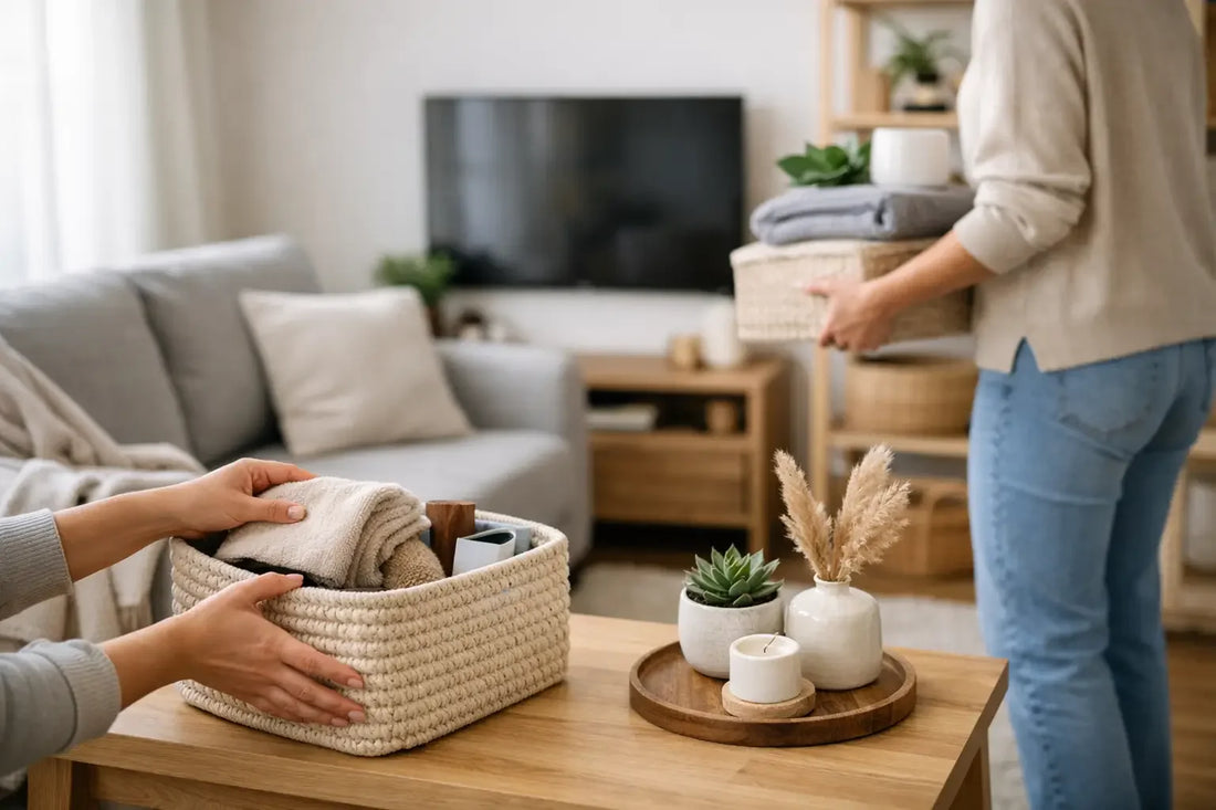 How to Declutter a Compact Living Room Well