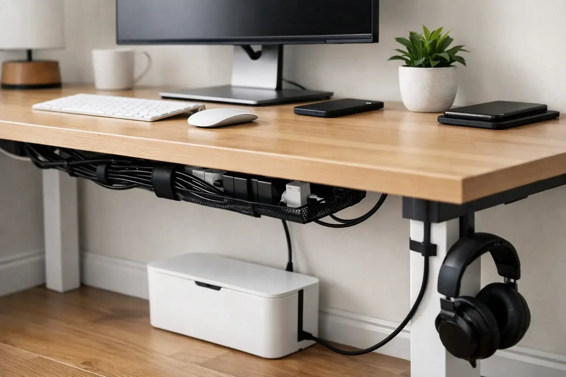 How to Organise Desk Cables Without Visual Clutter