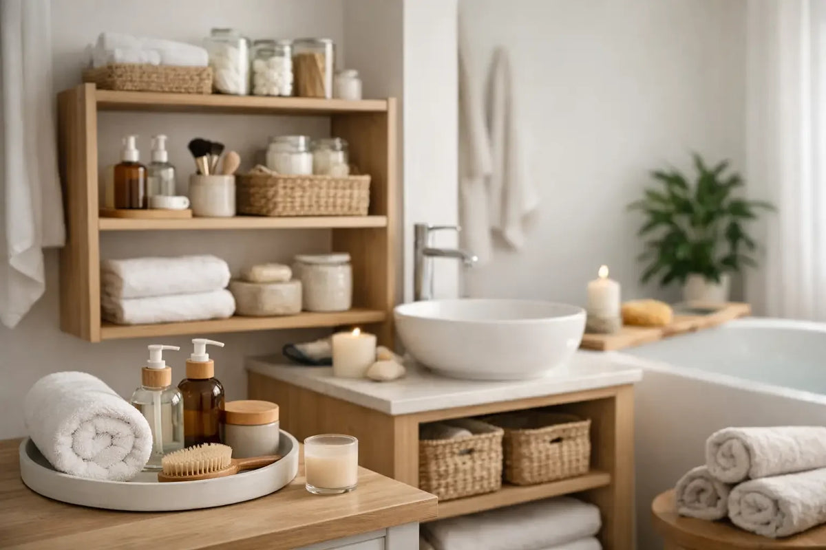 Bathroom Storage Ideas for a Calmer Routine