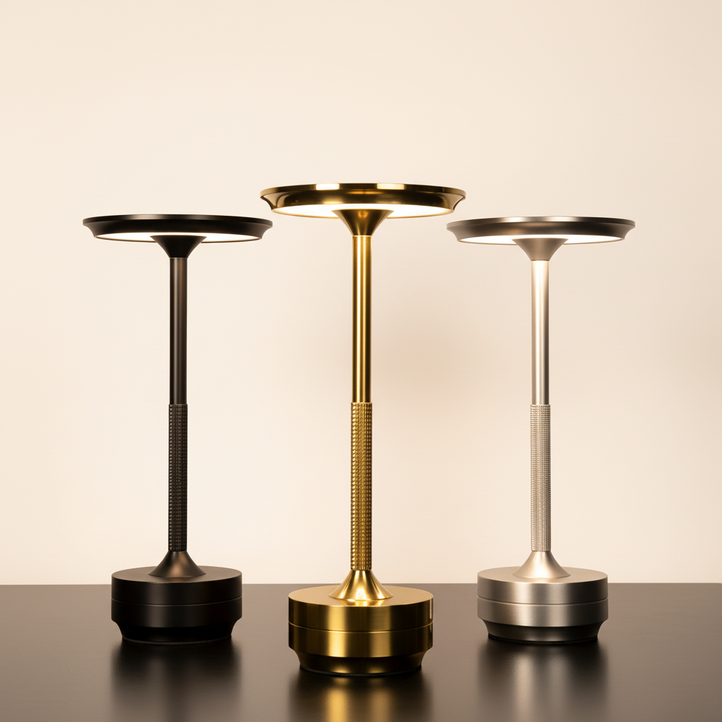  Elegant Cordless Rechargeable LED Table Lamp for Any Space all 3 variants 