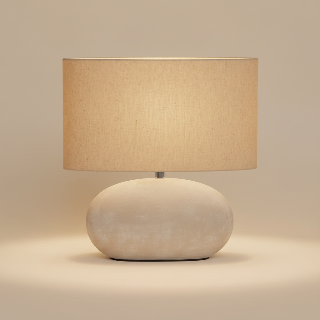 Ceramic Lamp – Nest Cream