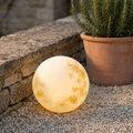 Solar Garden Lights | Moon Globe Ball Light, Waterproof, 20cm & 30cm